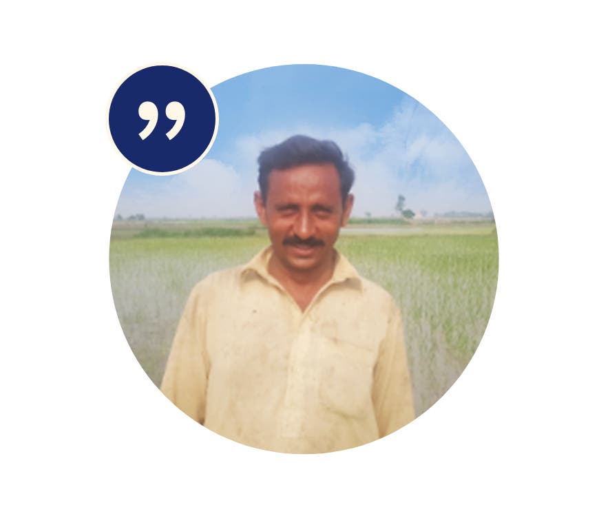 Ben's Original Bauer unserer Basmati Farm Partnerships 1