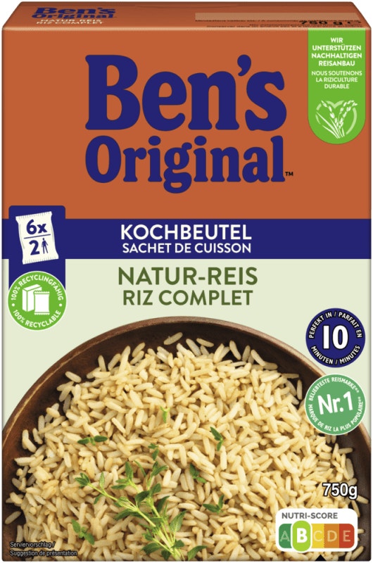 BEN'S ORIGINAL™ Kochbeutel Naturreis 750g