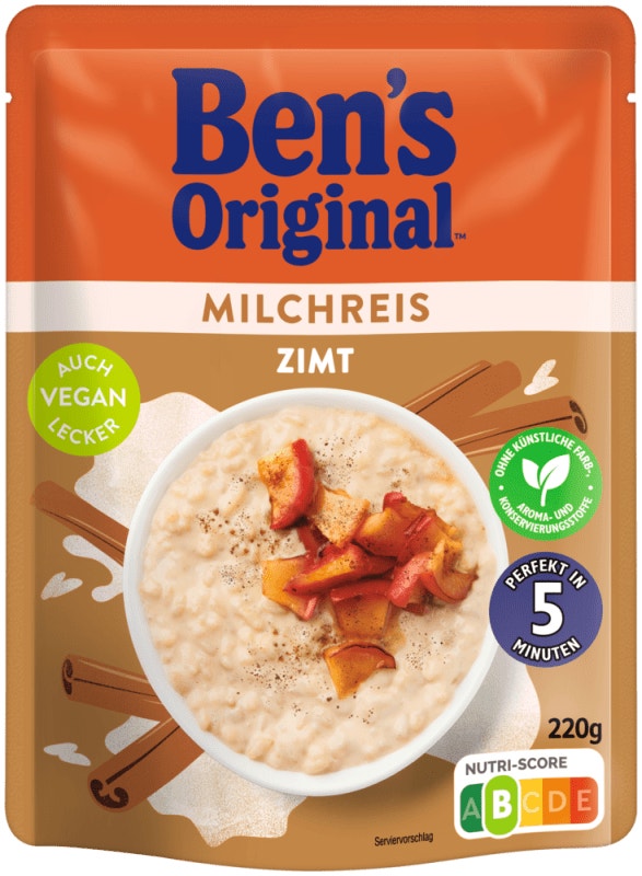 BEN'S ORIGINAL™ Express Milchreis Zimt 220g