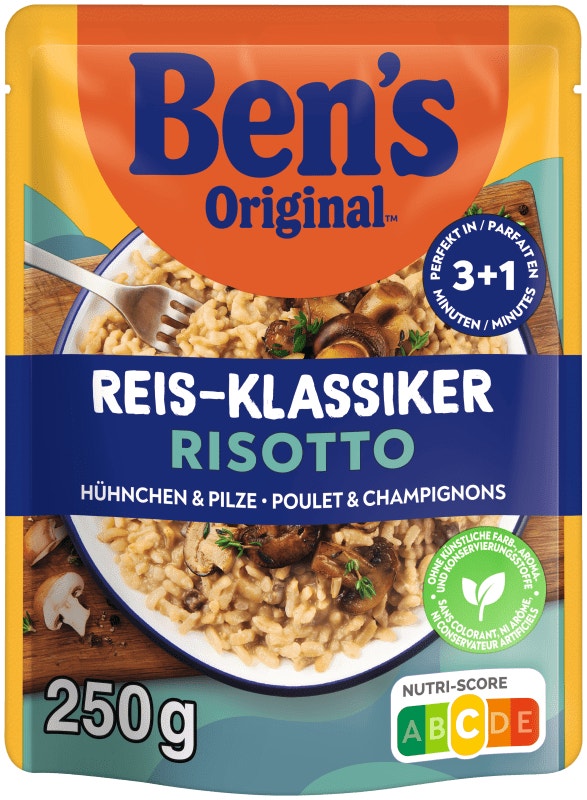 BEN´S ORIGINAL™ Risotto mit Huehnchen und Pilze 250g