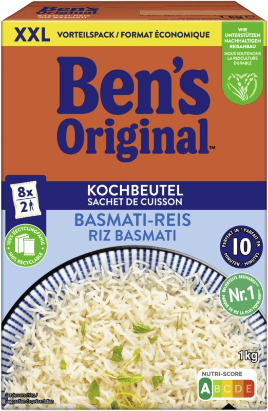 BEN'S ORIGINAL™ Kochbeutel Basmati 1kg
