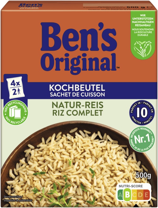 BEN'S ORIGINAL™ Natur-Reis im Kochbeutel 500g