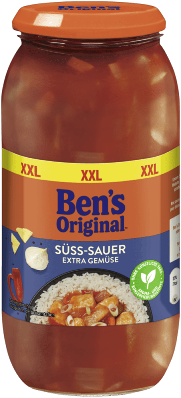 Süß-Sauer Sauce mit extra Gemüse | Ben’s Original™